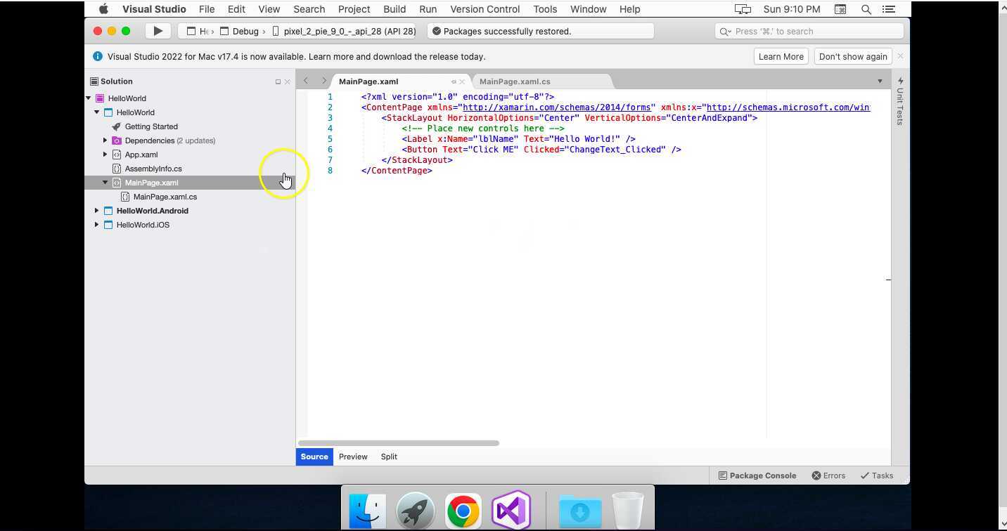 HelloWorld Assignment