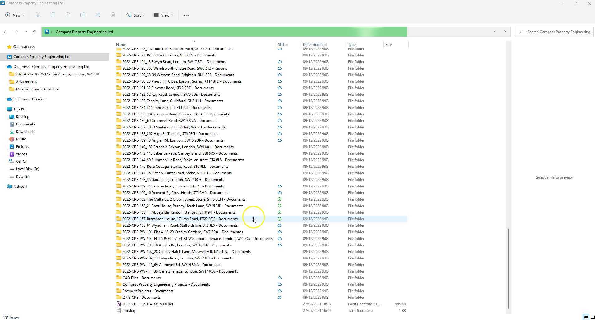 creating/naming new cad file
