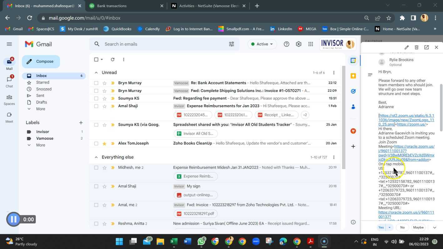 Netsuite Training day 3