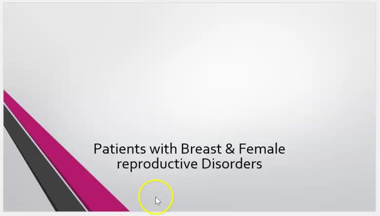 Female Reproductive Disorders 