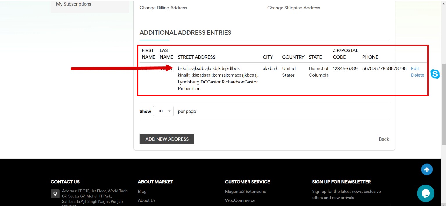 Snip Address Book Google Chrome (3)