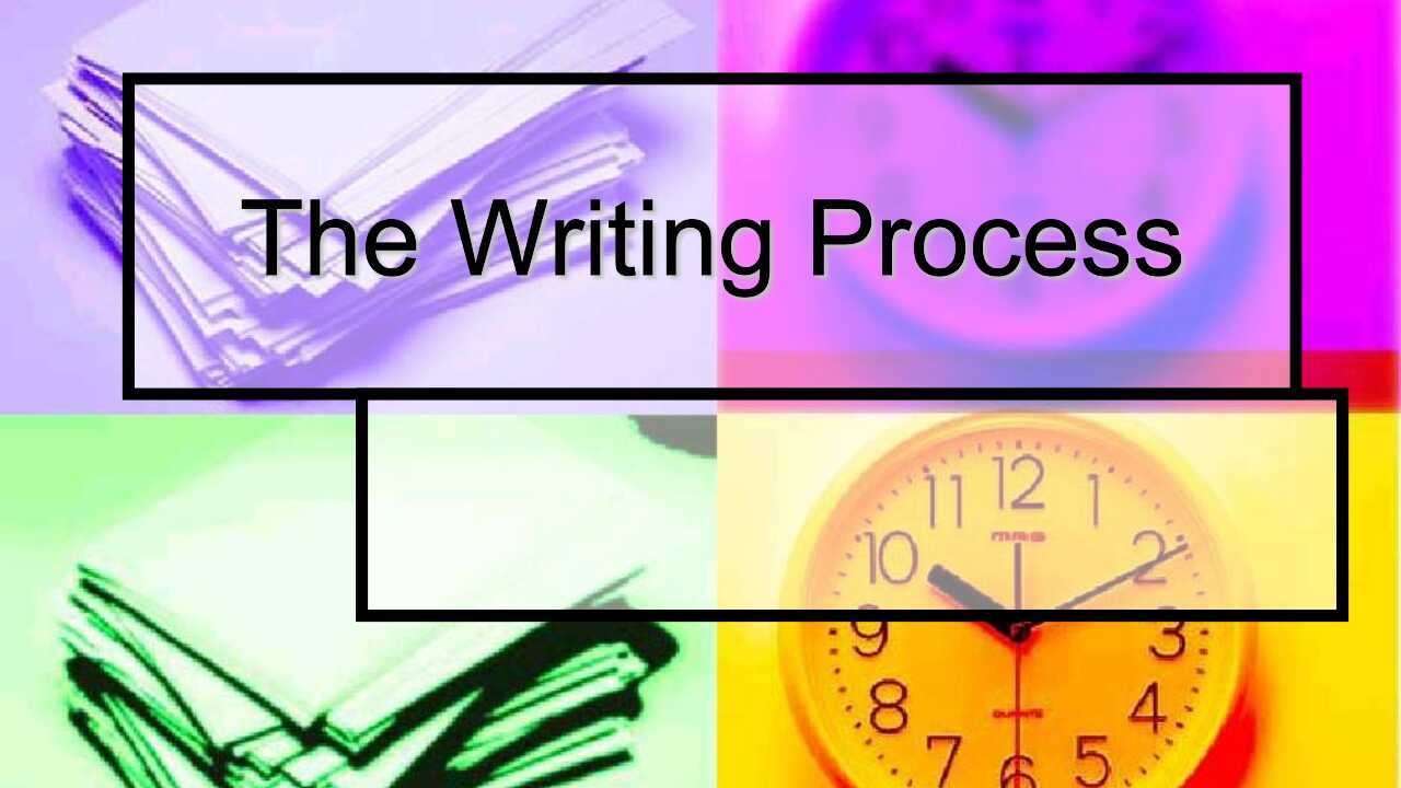 The Writing Process 8591