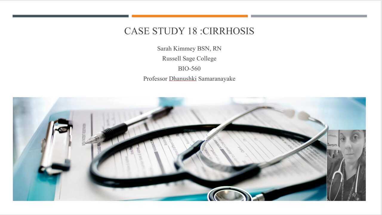 case study 18 cirrhosis