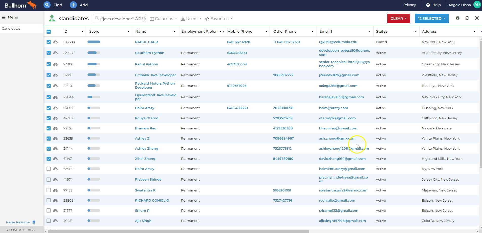How to Create a Tearsheet/Project in Bullhorn
