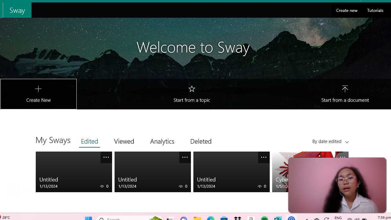 Microsoft Sway features and basic tutorial